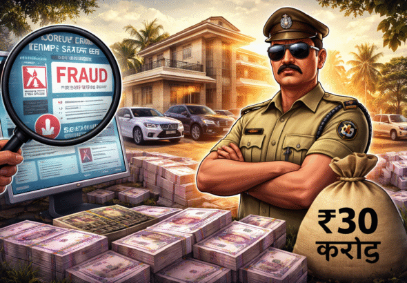Constable linked to ₹30 crore fraud with cash