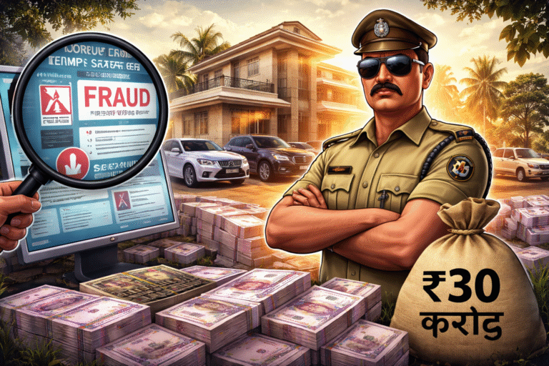 Constable linked to ₹30 crore fraud with cash