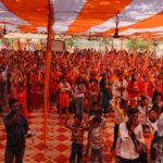 Nagaa Sadhus Add Divine Aura to Shatachandi Mahayagya in Shrikedal