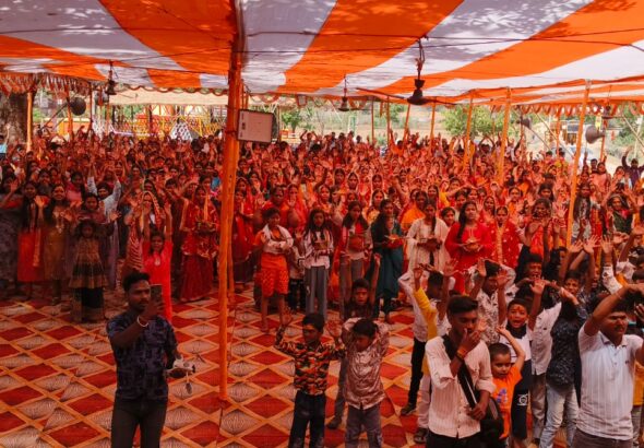 Nagaa Sadhus Add Divine Aura to Shatachandi Mahayagya in Shrikedal