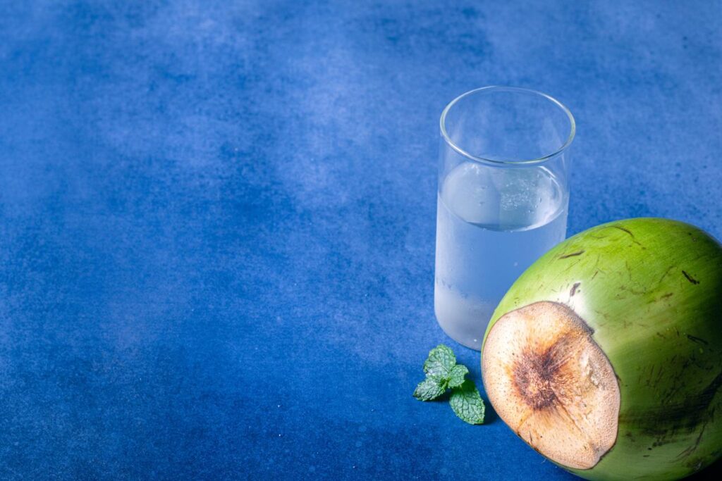coconut water

